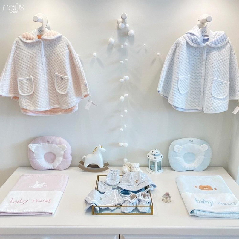 Bộ Body suit áo cộc tay quần dài cho bé sơ sinh 4-10kg Nous Premium mẫu mới 2023 chính hãng