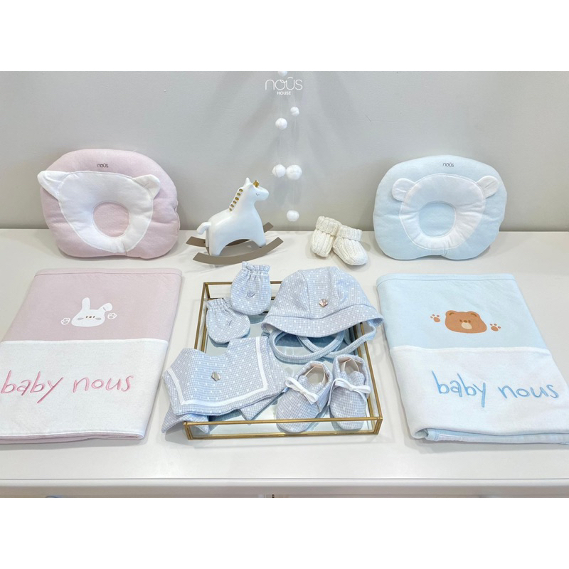 Sét Phụ Kiện Yếm Mũ Bao Tay Bao Chân cho bé sơ sinh Chính Hãng