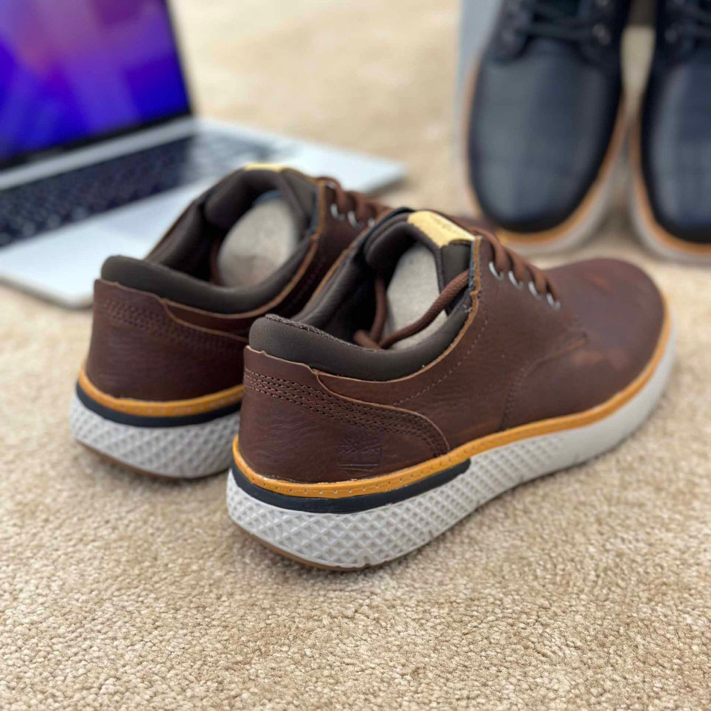 Giày Da Nam TimBerLand Thiết Kế Cột Dây Có Hai Màu Thanh Lịch - Chất Da Xịn Full Box - SAUVUIVE