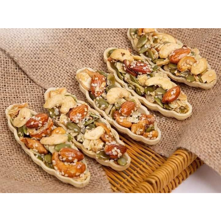 BÁNH THUYỀN MIX HẠT DINH DƯỠNG ăn kiêng Đồ ăn vặt Healthy 500gr