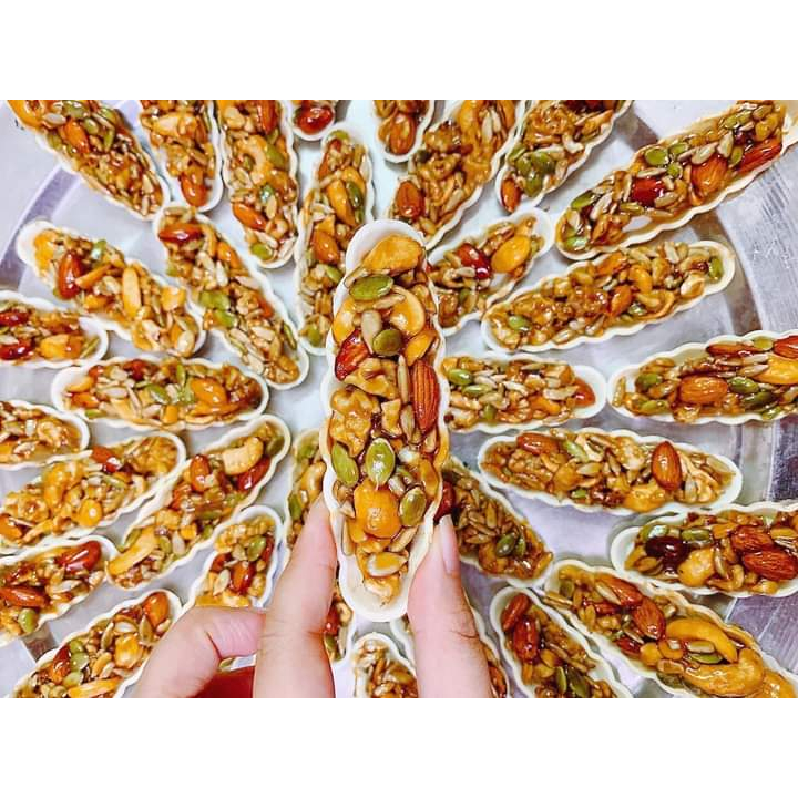 BÁNH THUYỀN MIX HẠT DINH DƯỠNG ăn kiêng Đồ ăn vặt Healthy 500gr