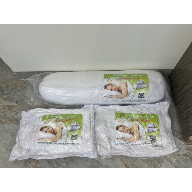Ruột gối hơi gối nằm 40x60, gối ôm 35x100