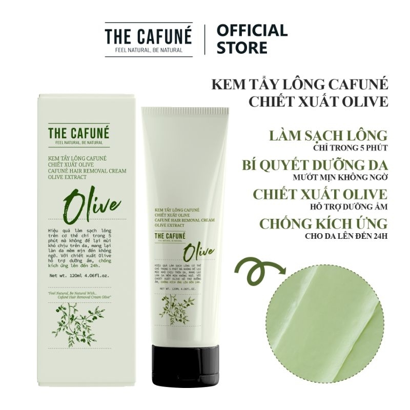 Kem Tẩy Lông Olive The Cafuné