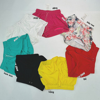 Quần đùi boxer thể thao nữ 2 lớp nk air siêu xinh
