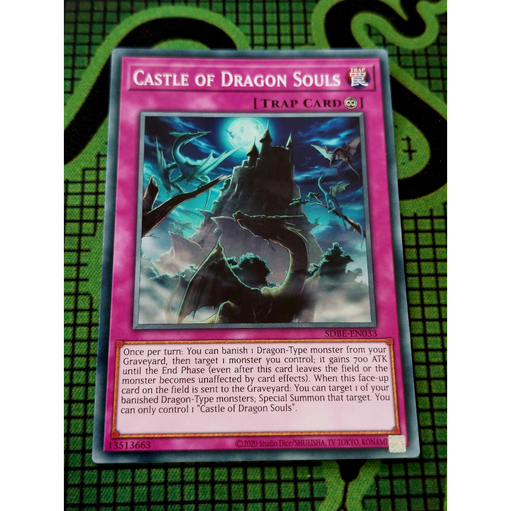 Thẻ Bài Mint90 Yugioh Trap Castle of Dragon Souls - Common/Rare