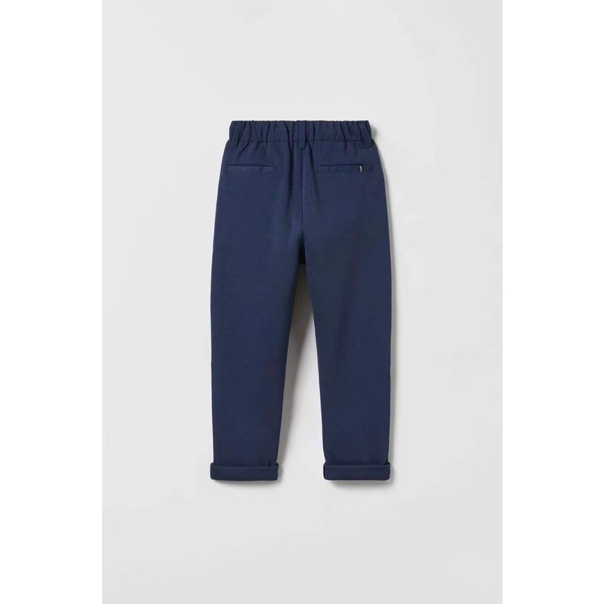 Quần dài Zara gập gấu co giãn cho bé trai siêu hot