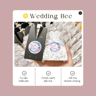Set 50 cặp hộp quà cưới cô dâu chú rể hoạ tiết hoa - Có sẵn -Quà cám ơn tiệc cưới - Quà sự kiện - Hộp kẹo - Hộp giấy