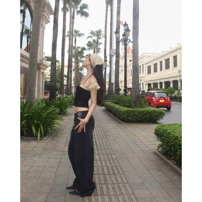 Pepper Denim pants - quần jean ống rộng Pepper