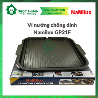Vỉ nướng chống dính, vỉ nướng thịt kiểu Hàn Quốc NaMilux GP21F