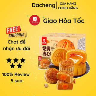 Bánh trung thu lava nhân trứng chảy Bibizan ăn vặt trung rẻ ngon
