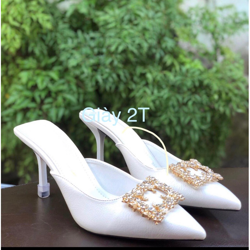 Sục sang đính khoen đá vuông