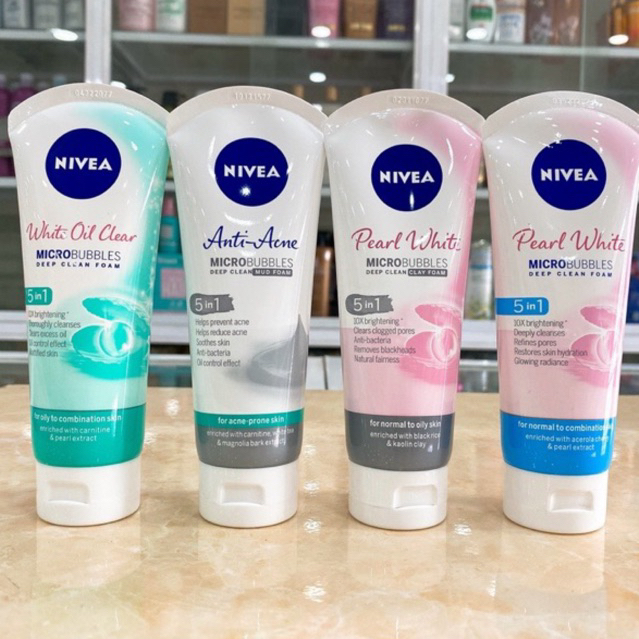 Sữa Rửa Mặt Trắng Da Nivia Typ 100ml Hàng công ty