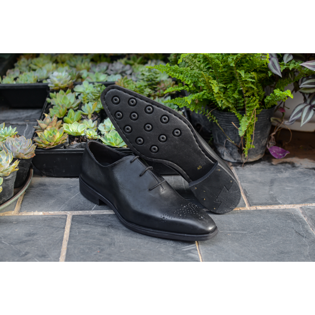 Giày Da Nam Kiểu Dáng Oxford Thời Trang Chất Liệu Da Bê Cao Cấp Nhập Khẩu