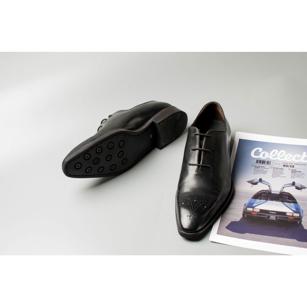 Giày Da Nam Kiểu Dáng Oxford Thời Trang Chất Liệu Da Bê Cao Cấp Nhập Khẩu