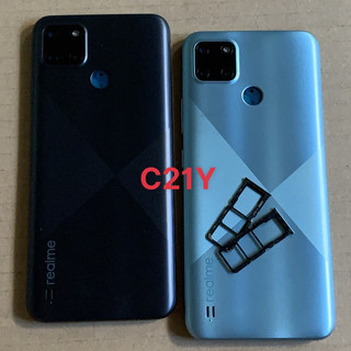 Bộ Vỏ + Sườn Realme C21Y Zin - gồm lưng vỏ,xương,phím,kính camera