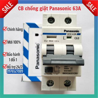 Cb chống giật panasonic 20a 30ma