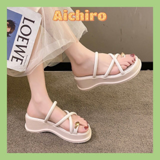  Dép nữ quai chéo dây tròn kẹp ngón 6cm xinh xắn,Dép xuồng đế cao mắt ngọc chuẩn đẹp G142 