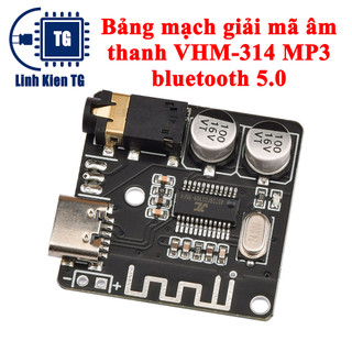 Bảng mạch giải mã âm thanh vhm-314 mp3 bluetooth 5.0 không dây