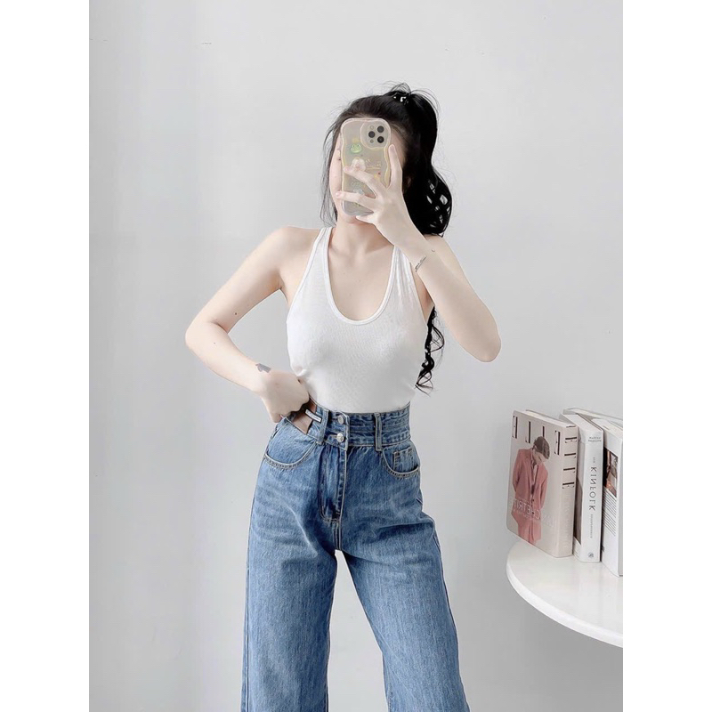 Áo ba lỗ nữ form dài sexy Thiết Kế Tôn Dáng Cho Phái Nữ