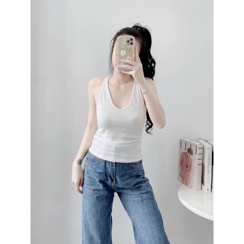 Áo ba lỗ nữ form dài sexy Thiết Kế Tôn Dáng Cho Phái Nữ