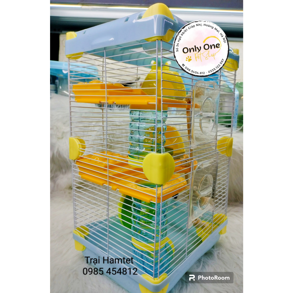 Lồng sân chơi 3 tầng cho Hamster