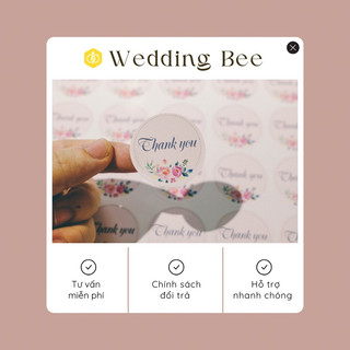 Quà cám ơn tiệc cưới - Quà sự kiện: Set 50 Thank tag đeo cùng hộp quà cưới (áp dụng cho khách mua tag kèm hộp)