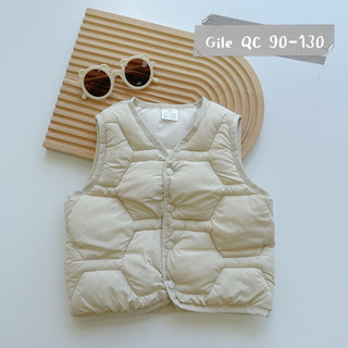 Áo gile phao siêu nhẹ cho bé