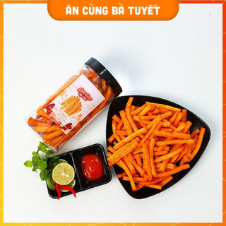 Snack que cay sấy giòn- đồ ăn vặt - ăn cùng bà tuyết