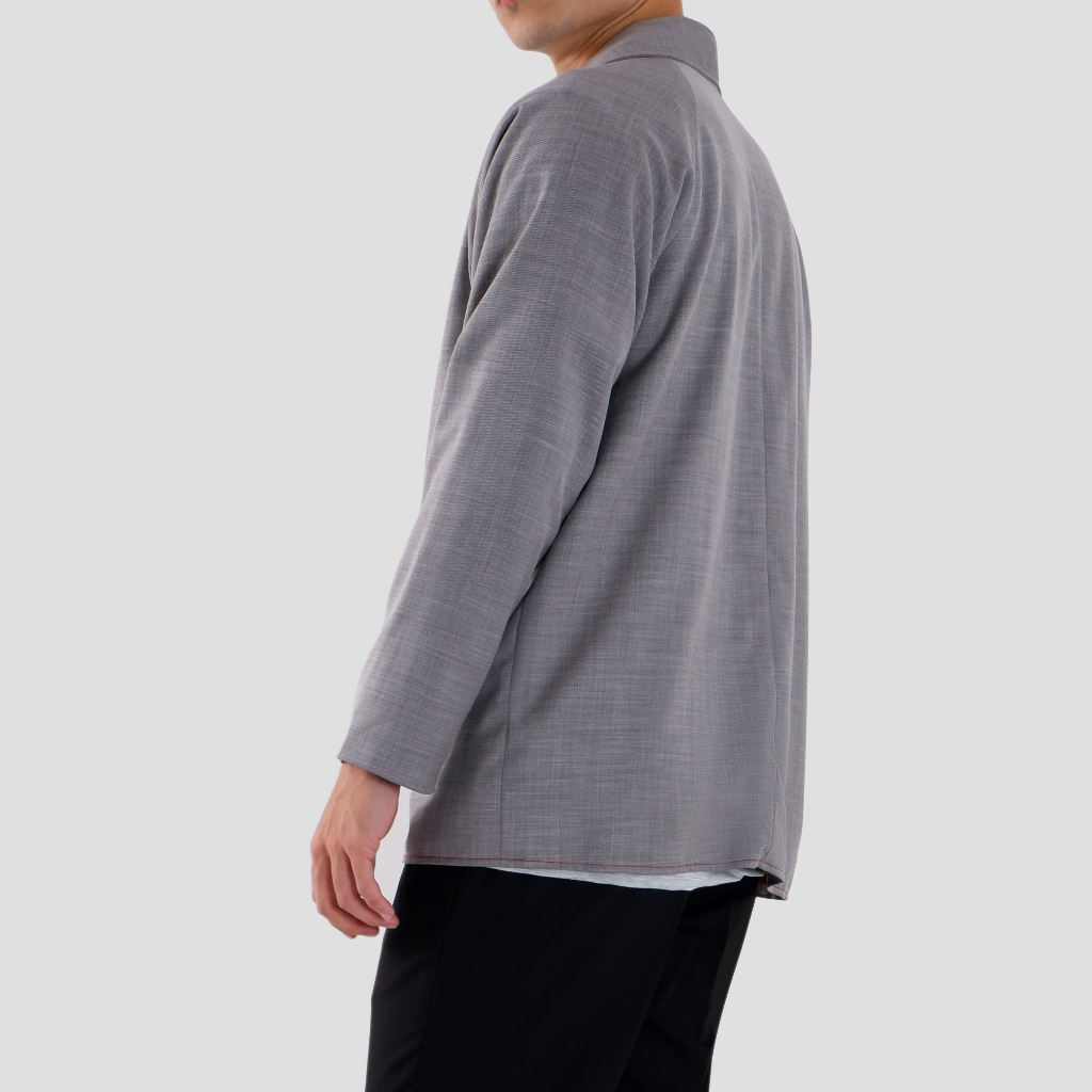 Áo khoác nam 2 lớp better Nick kiểu đơn giản màu Xám sử dụng thường ngày