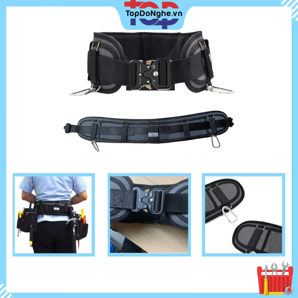 Dây đai đệm đeo túi đồ nghề vật tư điện nước, camera, điện lạnh thương hiệu RTX