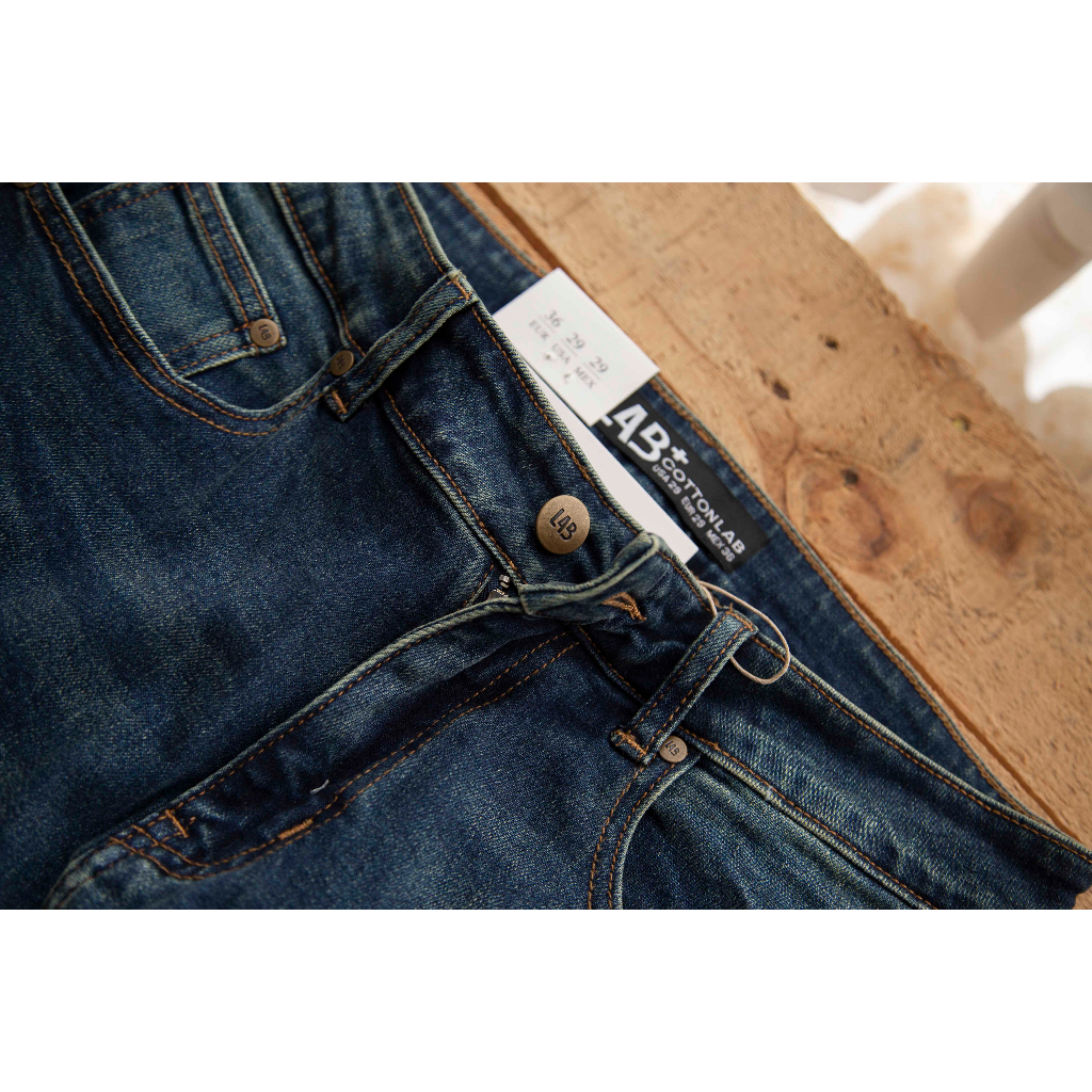 ❤️FREESHIP❤️ Quần jean nam màu xanh đậm, quần bò chất co dãn, from slimfit cao cấp LAB230201