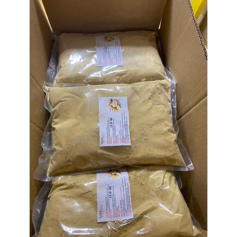 Bột Gừng  Nguyên Chất Túi 1Kg Việt Hiệp - Thơm Thơm - Cay Cay