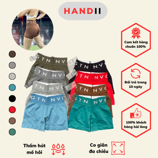 Quần tập gym nữ Nvgtn short Seamless sport chất liệu dệt cao cấp"HANDII"