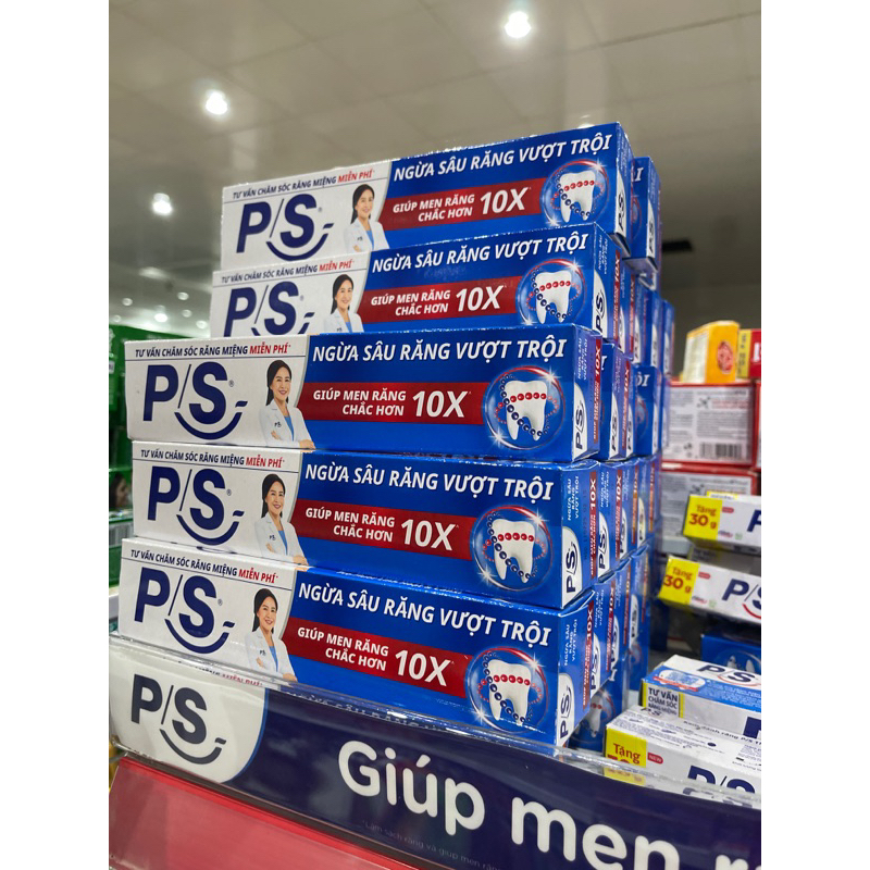 Kem đánh răng P/S ngừa dâu răng vượt trội 180g