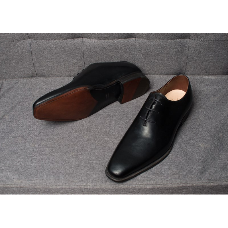 Giày Da Nam Kiểu Dáng Oxford Thời Trang Chất Liệu Da Bê Nhập Khẩu Cao Cấp