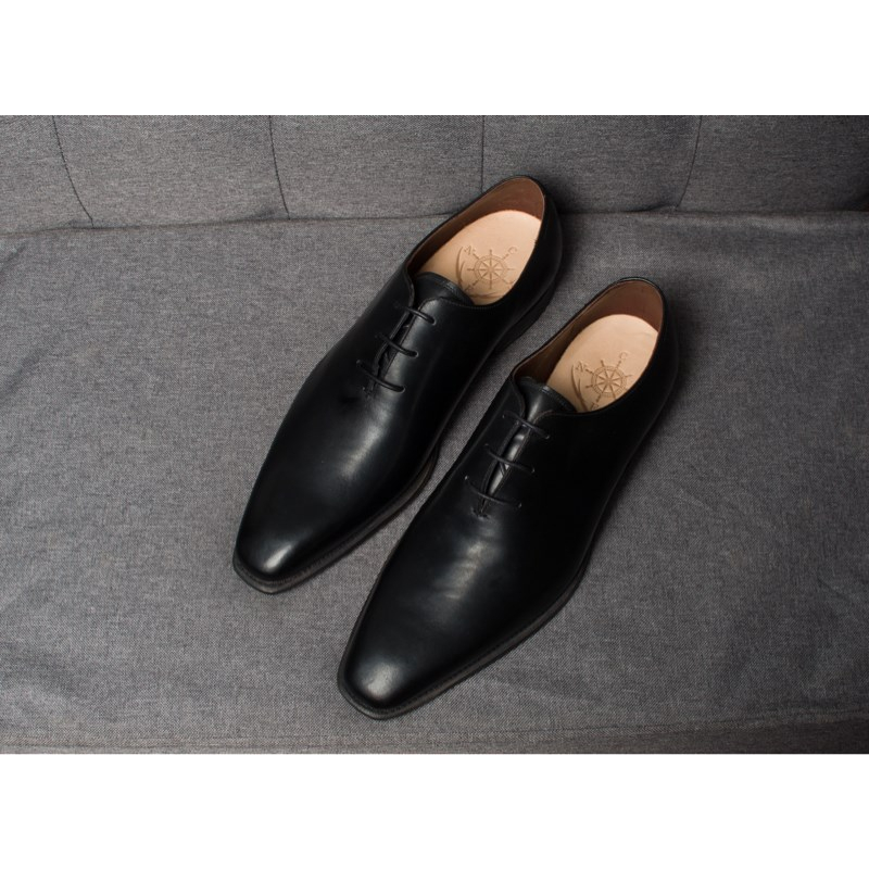 Giày Da Nam Kiểu Dáng Oxford Thời Trang Chất Liệu Da Bê Nhập Khẩu Cao Cấp