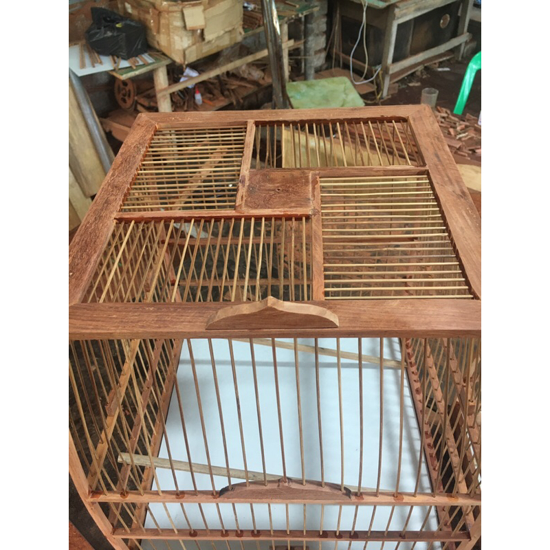Lồng chim, khung lồng chim chào mào, gỗ hương kiểu thái đấu, thái cao, vuông đấu, vuông cao