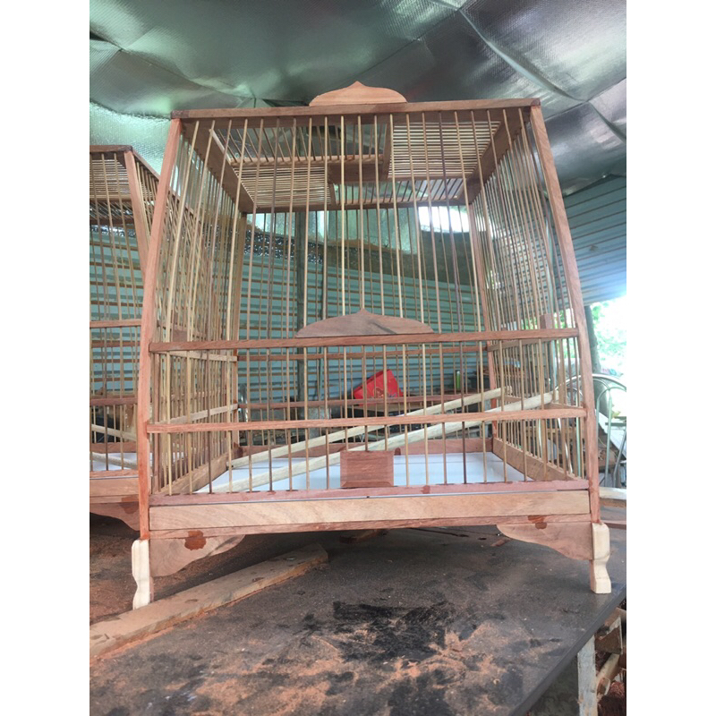 Lồng chim, khung lồng chim chào mào, gỗ hương kiểu thái đấu, thái cao, vuông đấu, vuông cao