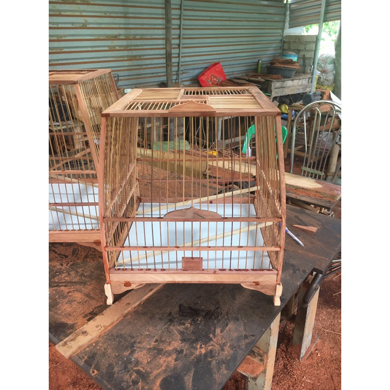 Lồng chim, khung lồng chim chào mào, gỗ hương kiểu thái đấu, thái cao, vuông đấu, vuông cao