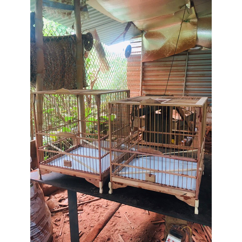 Lồng chim, khung lồng chim chào mào, gỗ hương kiểu thái đấu, thái cao, vuông đấu, vuông cao