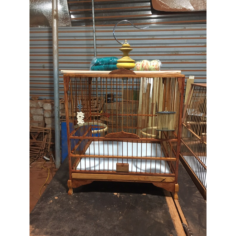 Lồng chim, khung lồng chim chào mào, gỗ hương kiểu thái đấu, thái cao, vuông đấu, vuông cao