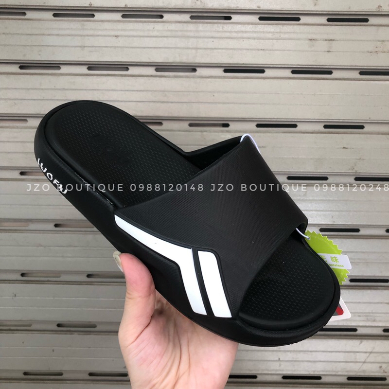 Dép lê nam quai ngang LUOFU dáng bánh mì - Chất liệu nhựa đúc nguyên khối siêu nhẹ E6213