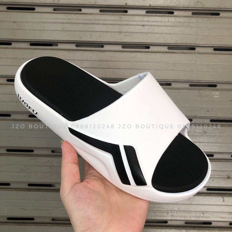 Dép lê nam quai ngang LUOFU dáng bánh mì - Chất liệu nhựa đúc nguyên khối siêu nhẹ E6213