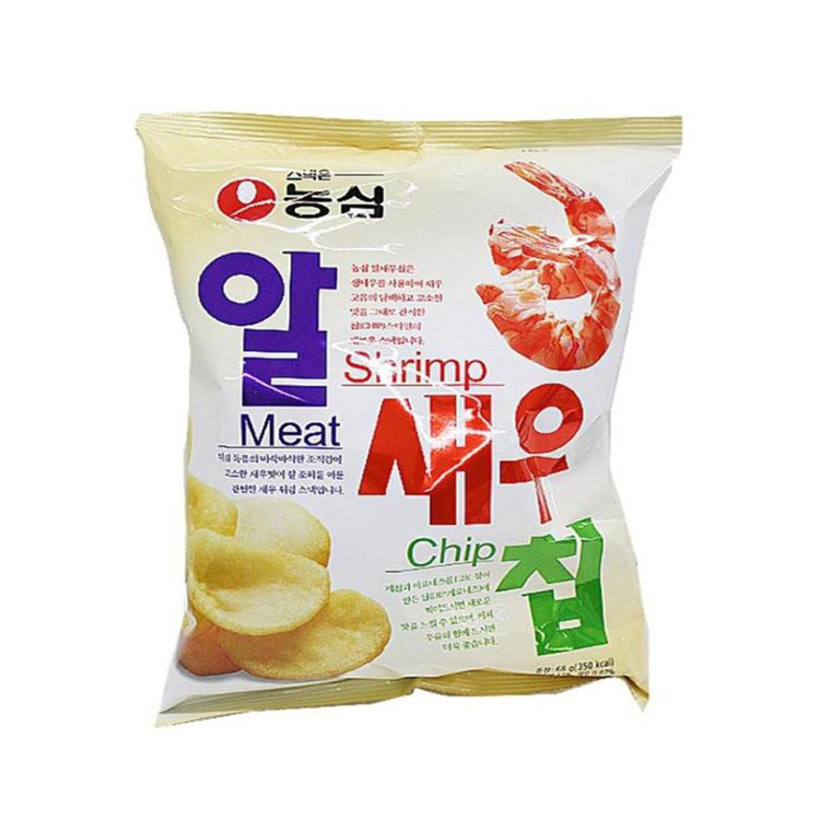 Snack tôm Shrimp Nongshim Hàn Quốc 68g
