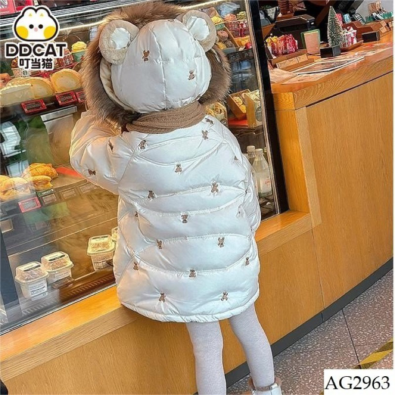 Ao phao gấu cho bé