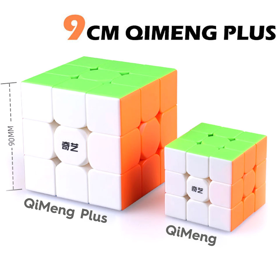 Rubik 3x3 QiYi QiMeng Plus 90mm Siêu To Size Lớn Xoay Êm, Mượt - Cuber Store