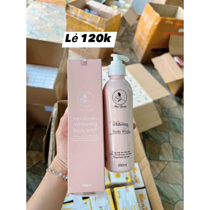 Sữa Tắm trắng da Men Bia Body Wash Mini Garden 250ml