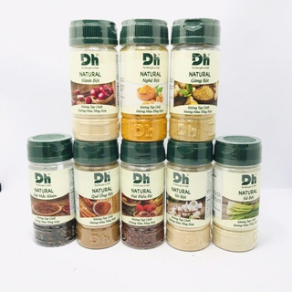 Gia vị nguyên chất nhà bếp DH Foods (tỏi, sả, gừng, nghệ, ớt, tiêu..)