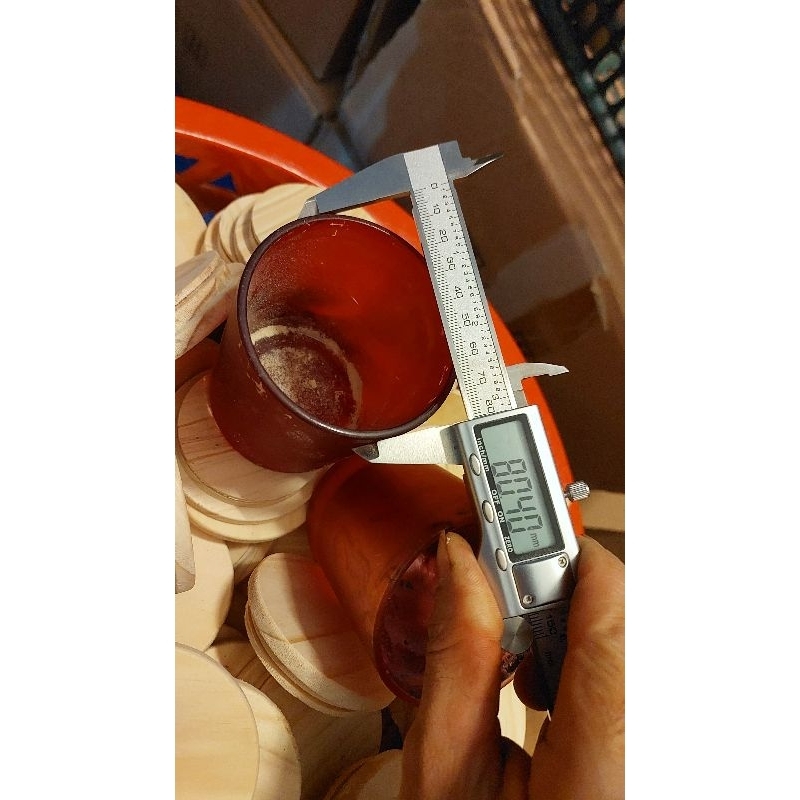 Nắp gỗ đường kính 8cm