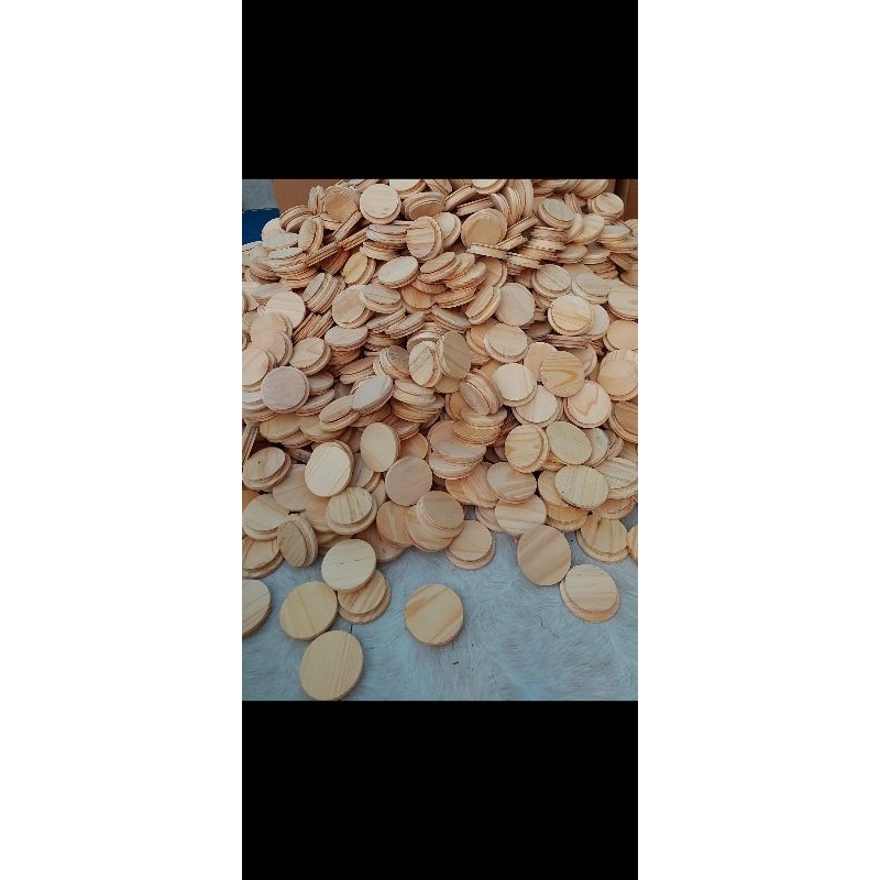 Nắp gỗ đường kính 8cm